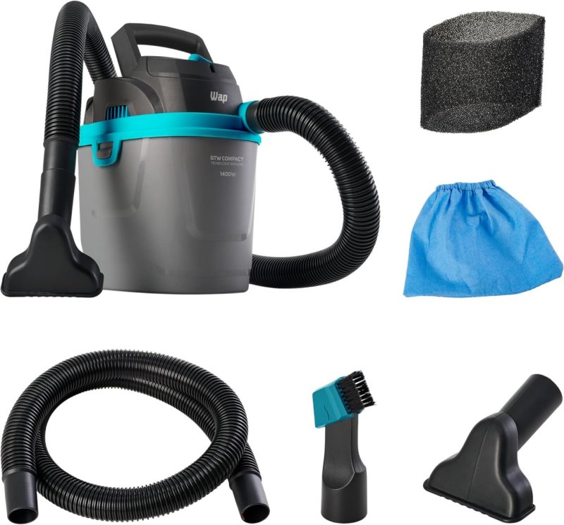 WAP GTW Compact - 5,5L - Pó e Água - Filtro Lavável