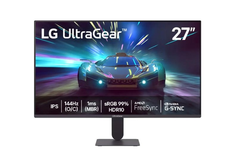 Monitor LG UltraGear 27G411A-B 27", FHD, 144Hz, 1ms, NVIDIA G-SYNC, AMD FreeSync, HDR10