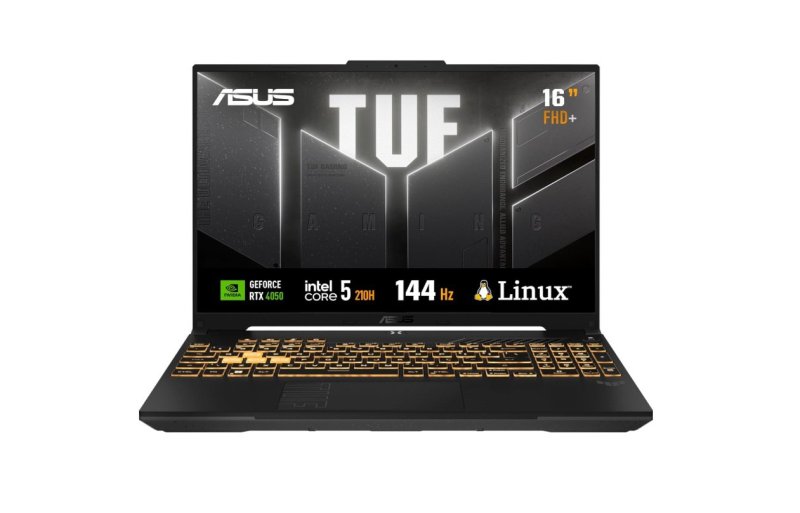 ASUS TUF Gaming F16 Intel Core 5, RTX 4050, 8 GB, 512 GB SSD, KeepOS, 16.0" FHD, Mecha Gray