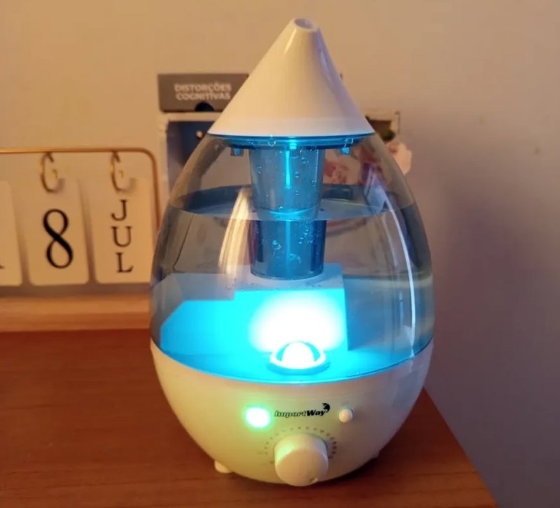 Umidificador De Ar Ambiente 1,3l Elétrico 127/220v