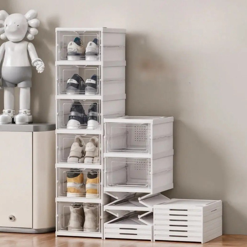 Sapateira Vertical Empilhável 6 Pares Organizador De Calçados