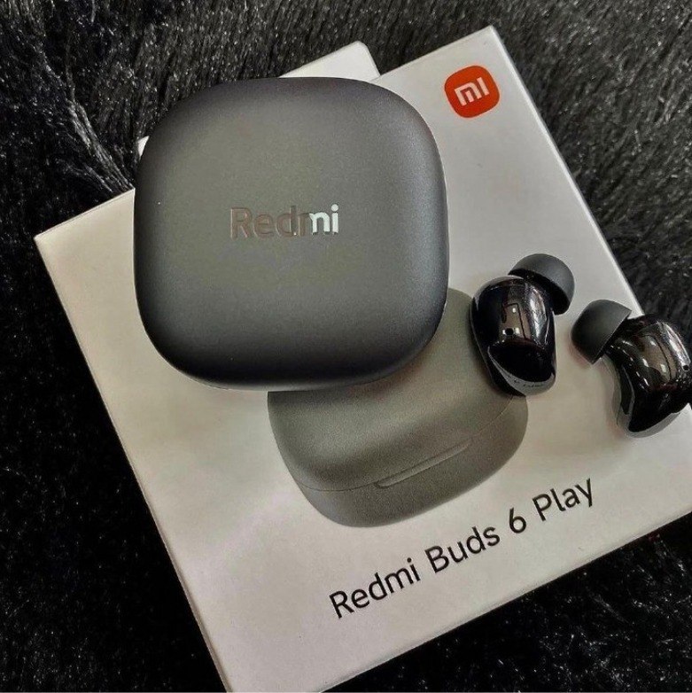 Fone De Ouvido Sem Fio Xiaomi Redmi Buds 6 Play Bluetooth5.4 Cor Preto