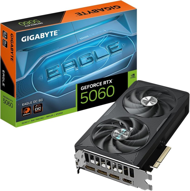 Gigabyte Placa gráfica GeForce RTX 5060 Eagle OC 8G