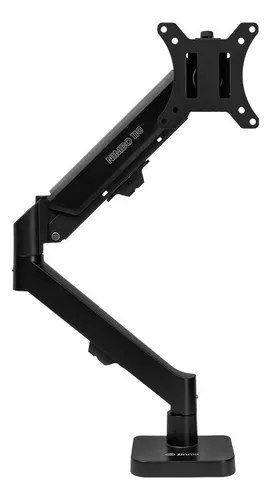 Suporte Articulado Para Monitor 13 a 32 Pistão a Gás Ajustável Zinnia Nimbo 110 Preto