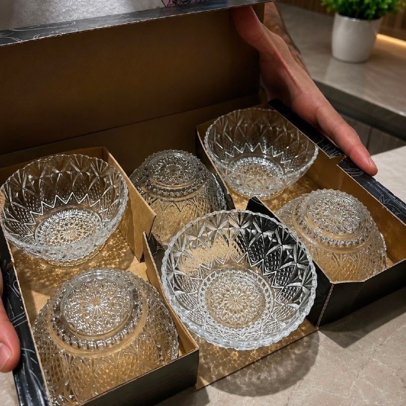 Jogo De Taças Bowls De Vidro Para Sobremesas E Sorvete + Frete Grátis