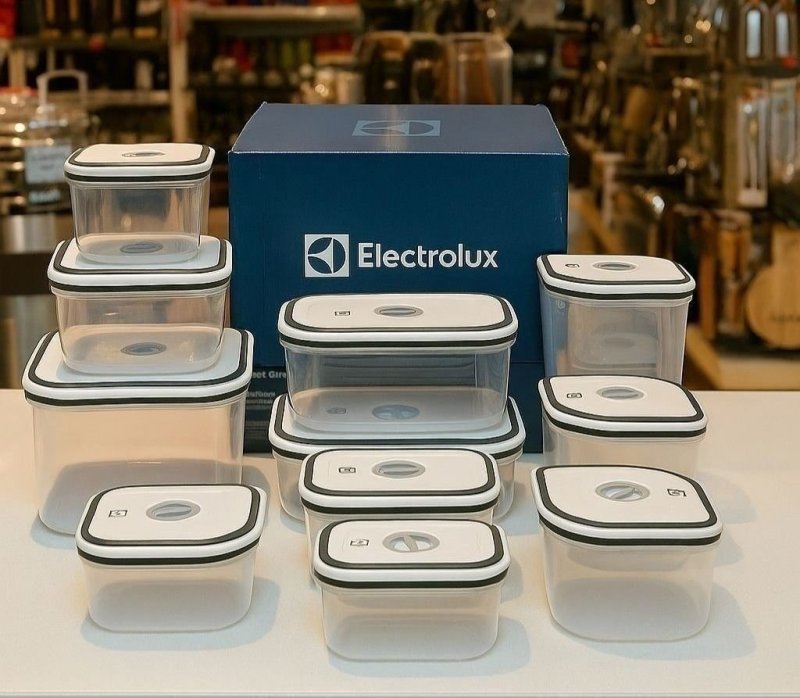 Electrolux Kit 12 Potes Herméticos de Plástico