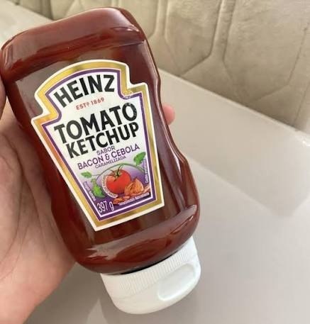 Heinz Ketchup Bacon & Cebola Caramelizada 397g com Frete Grátis
