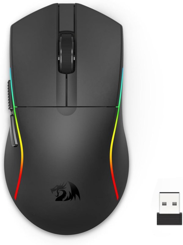 Mouse Gamer Redragon Deicide Standard Preto RGB 24000 DPI M816-STD