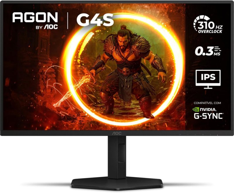 AOC AGON G4S 25" 310Hz 0.3ms HDR10 IPS - Monitor Gamer
