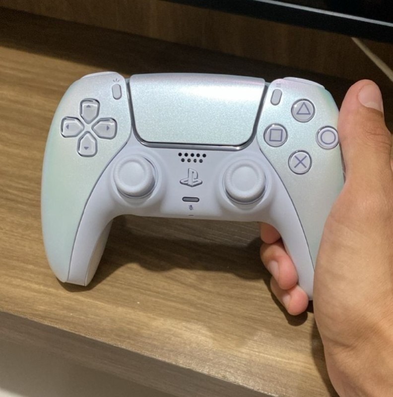 DUALSENSE ALL WHITE - Chroma Pearl + Frete Grátis