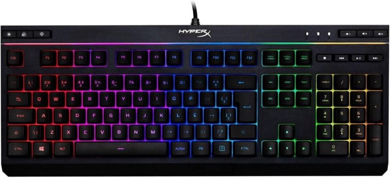 HyperX Alloy Core RGB ABNT2 - Teclado Gamer - Preto