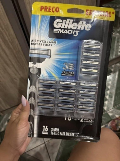 Gillette Mach3 16 Cargas + Frete Grátis