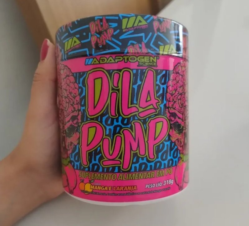 Pré Treino E Vasodilatador C/ Beta Dila Pump 318g Adaptogen Sabor Manga E Laranja
