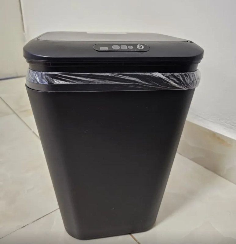 Lixeira Inteligente 16L Sensor Automático Sem Contato