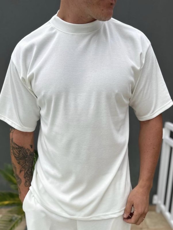 Camiseta Oversized Masculina 100% Algodão