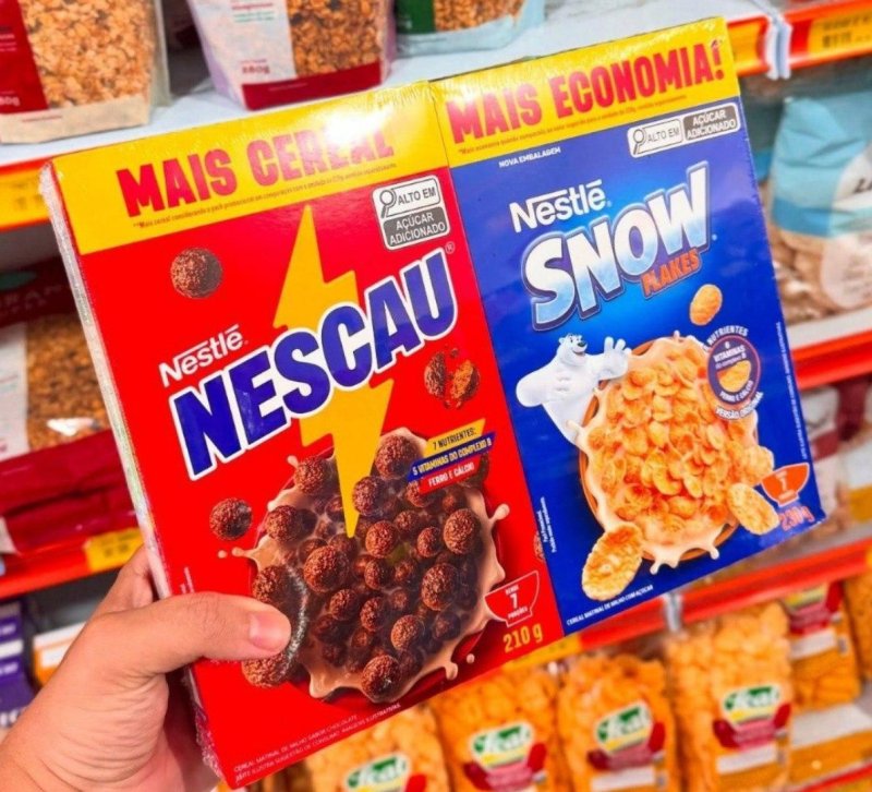 Kit Cereal Matinal Chocolate Nescau 210g + Snow Flakes 230g