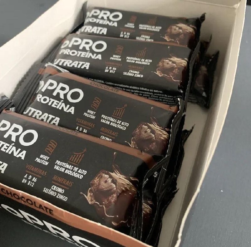 Yopro Bar 55g Display Com 12 Unidades Chocolate Nutrata