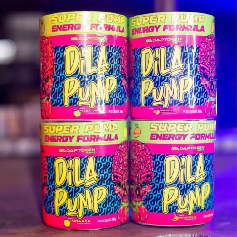 Pré Treino E Vasodilatador C/ Beta Dila Pump 318g Adaptogen Sabor Manga E Laranja