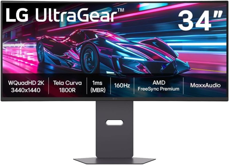 LG UltraGear 34G600A-B 34" UltraWide Curvo - 160Hz 1ms - AMD FreeSync