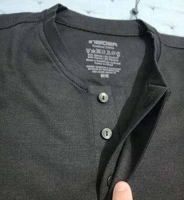 Camiseta Henley Core Masculino Insider Preto Gg