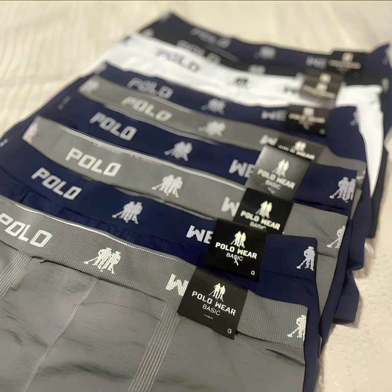Kit 4 Cueca Boxer Masculino Polo Wear Sem Costura Original