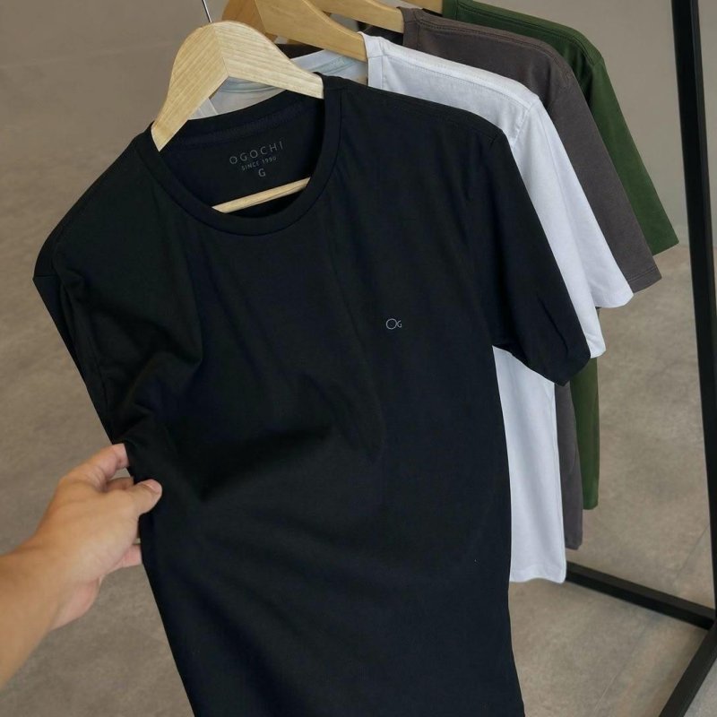 Camiseta Ogochi Básica Algodão