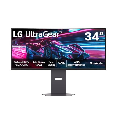 LG UltraGear 34G600A-B 34" UltraWide Curvo