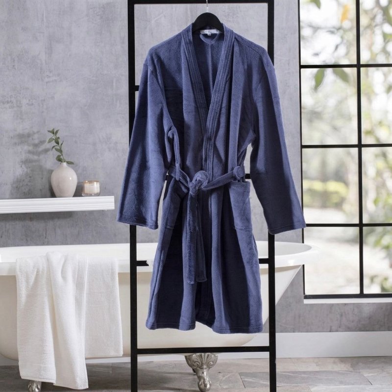 Roupão De Microfibra Feminino Masculino Adulto Inverno Bolso