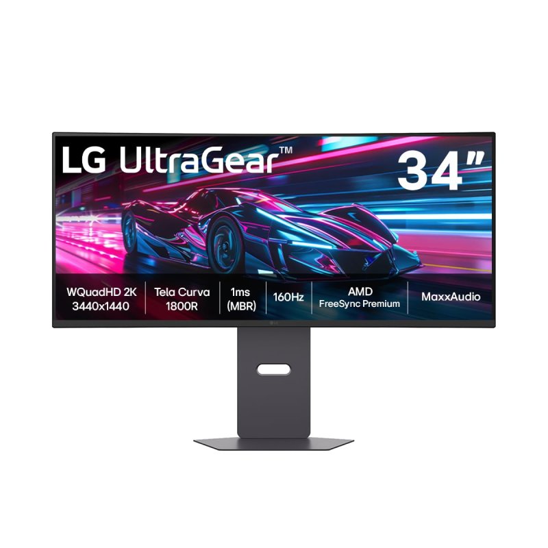 Monitor Gamer LG UltraGear™ Curvo 34G600A-B 34" QuadHD 2K