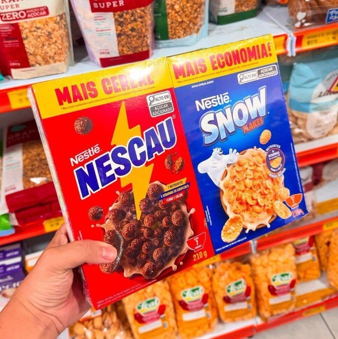 Kit Nescau Cereal 210g + Snow Flakes 230g