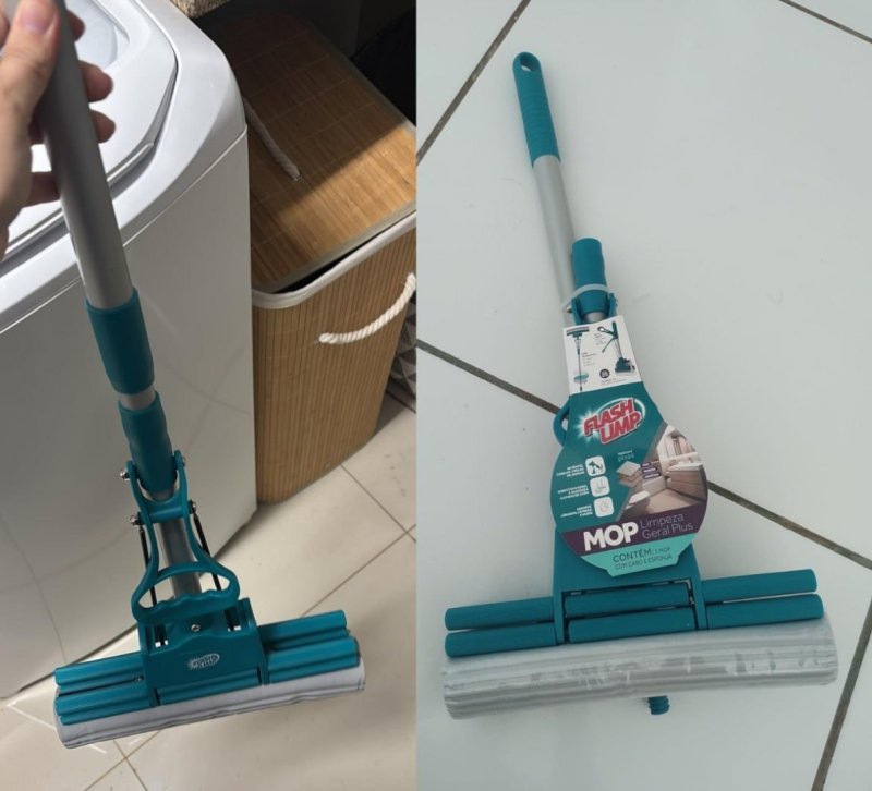 Flash Limp MOP7671 - Mop Limpeza Geral Plus, Verde