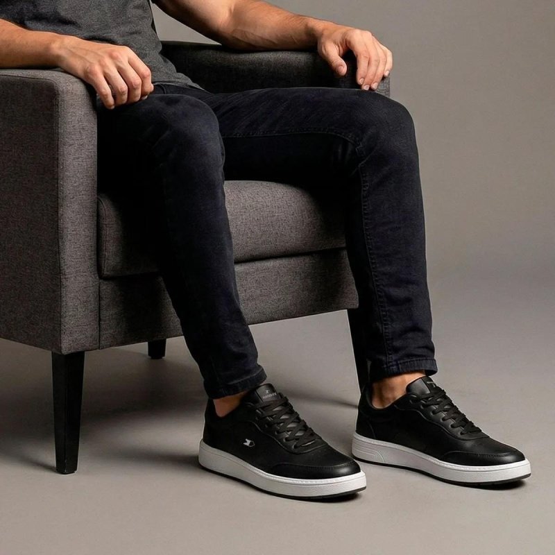 Sapatênis Sandrini Ivory Masculino Casual Estilo Confortável