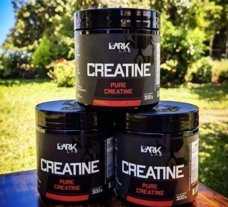 Creatina Monohidratada em Pote 300g 100% Pura Dark Lab