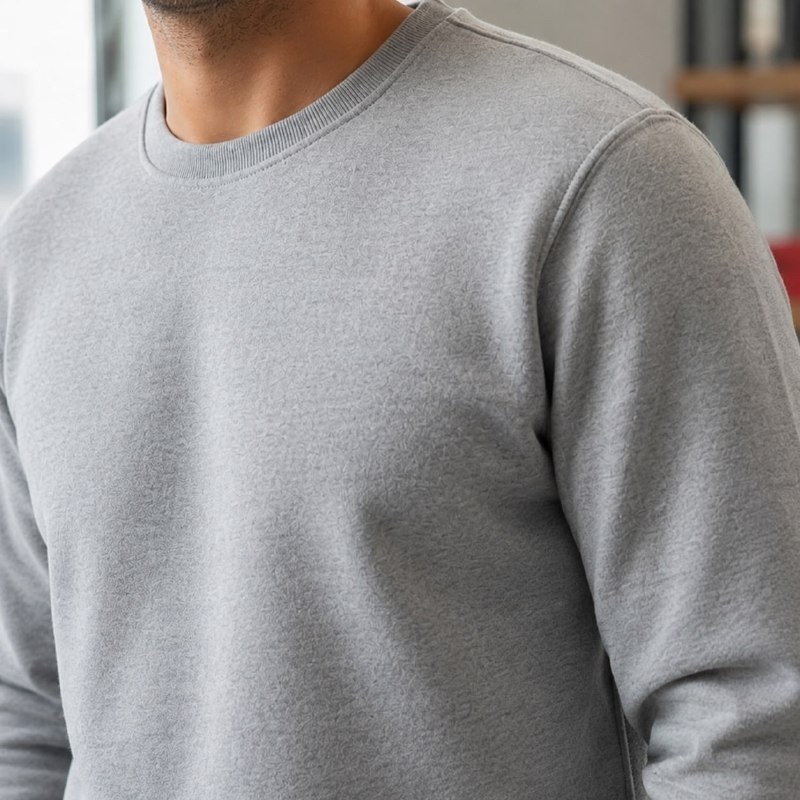 Moletom Blusa Frio Unissex Gola Redonda Careca Liso Promoção