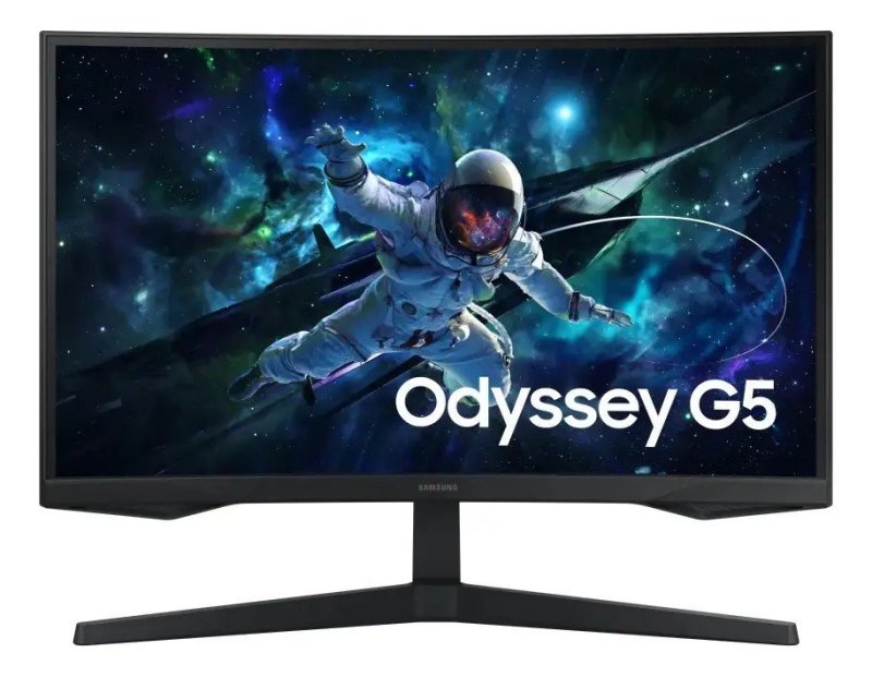 Monitor Gamer Samsung Odyssey G5, 27", Qhd, 165hz Cor Preto