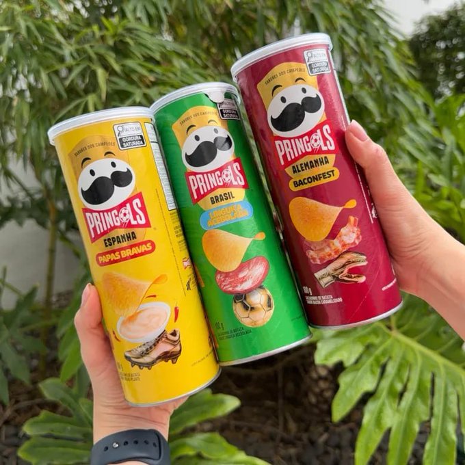 Pringles Tripack Festa do Futebol com 3 Sabores + Frete Grátis