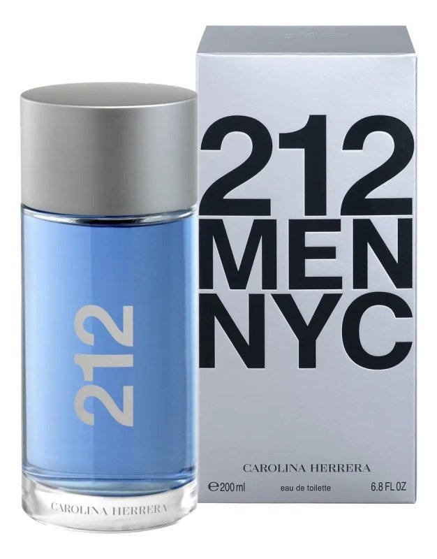Perfume Carolina Herrera 212 Men NYC Eau de Toilette 200 ml masculino