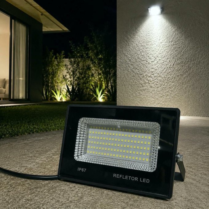 Kit com 2 Refletor Super Led 400w IP67 Holofote Bivolt Prova D'água