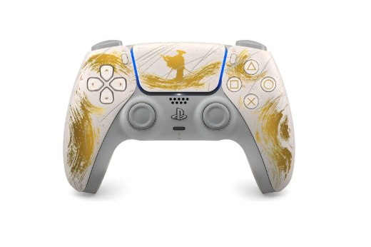 Controle Sem Fio Dualsense, Edição Limitada Ouro, Ghost Of Yotei PS5