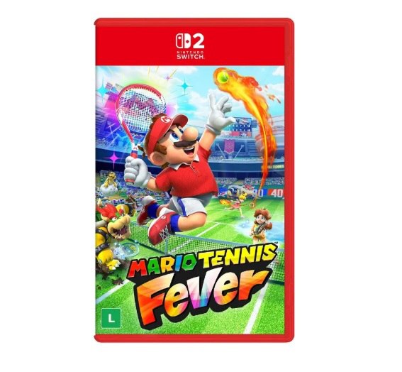 Jogo Mario Tennis Fever, Mídia Física, Switch 2