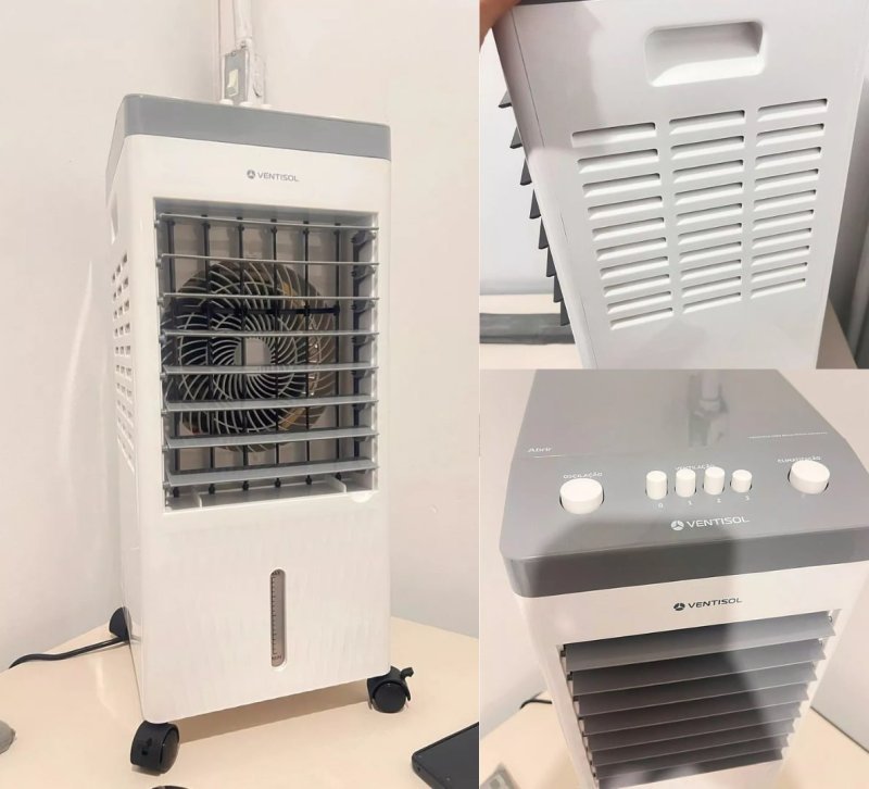 Climatizador Ventisol Cli0601 6 Litros Branco Cinza 60W