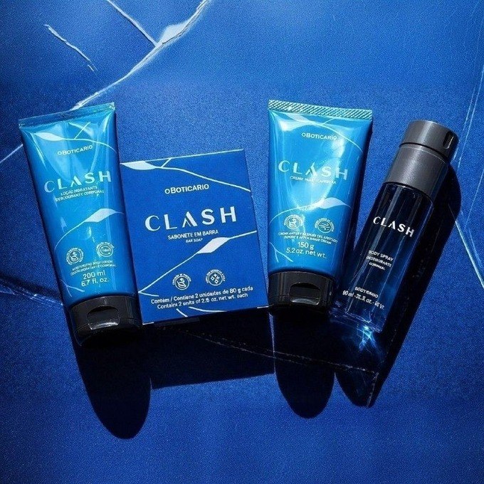 Kit com 4 Itens Boticário Clash