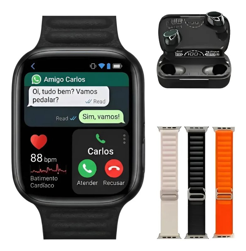 Smartwatch para iPhone e Samsung S11 Pro Series 11