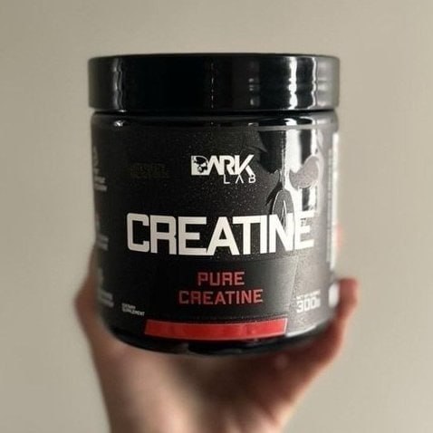 Creatina Monohidratada em Pote 300g 100% Pura Dark Lab