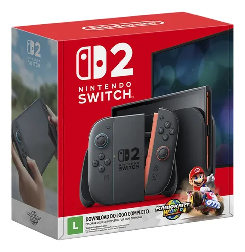 Nintendo Switch 2 + Mario Kart World (importado)