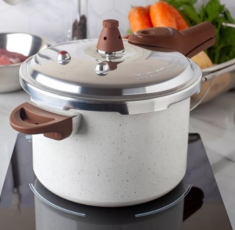 Panela de Pressão Brinox Revestimento Cerâmica Indução 4,2L
