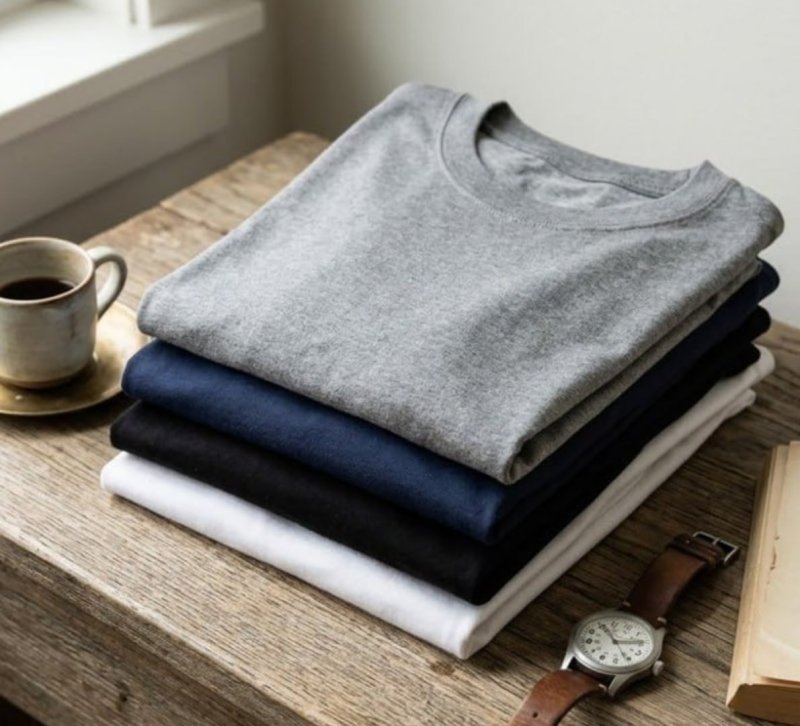 Kit 4 Camisas Camiseta Básica Lisa 100% Algodão Premium 30.1