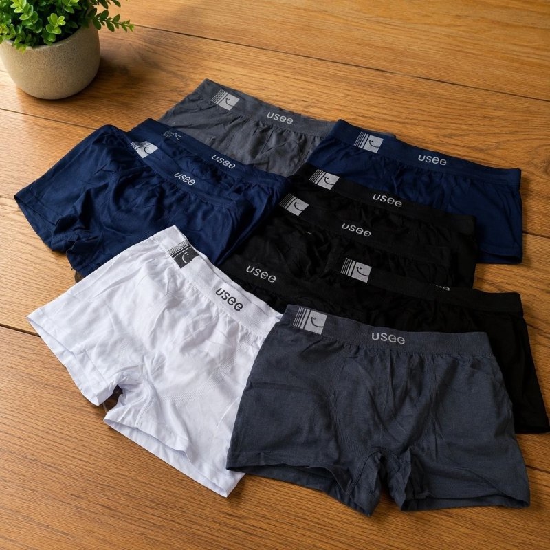 Kit Com 10 Cuecas Boxer Algodão Adulto Usee Brasil