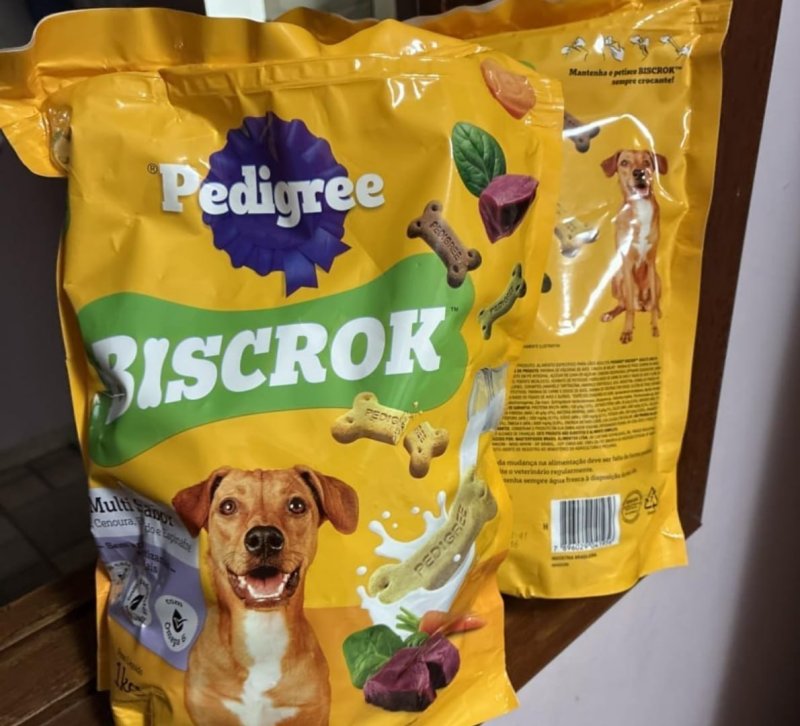 Biscoito Pedigree Biscrok Para Cães Adultos Raças Pequenas, 1 kg