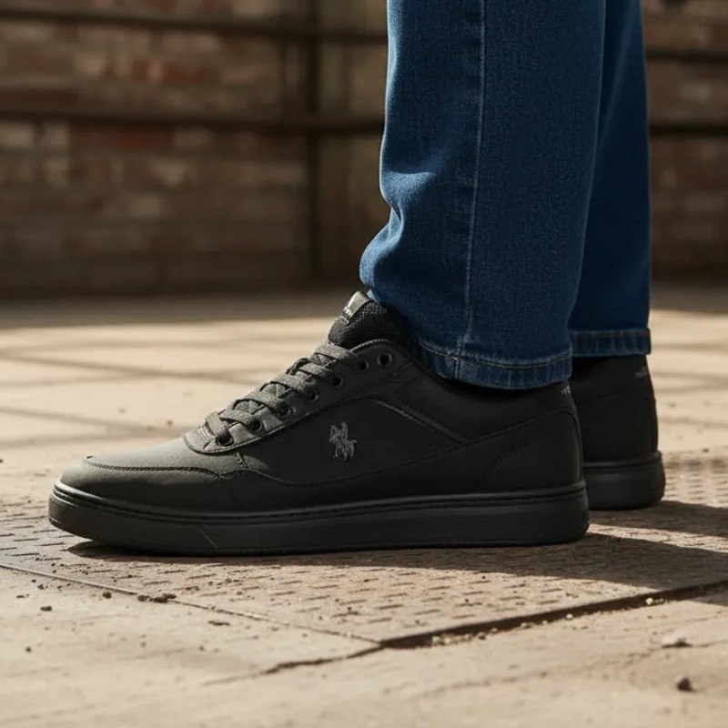 Tênis Casual Street Polo Wear Preto 40 Br